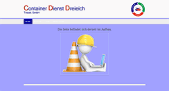 Desktop Screenshot of containerdienst-dreieich.de